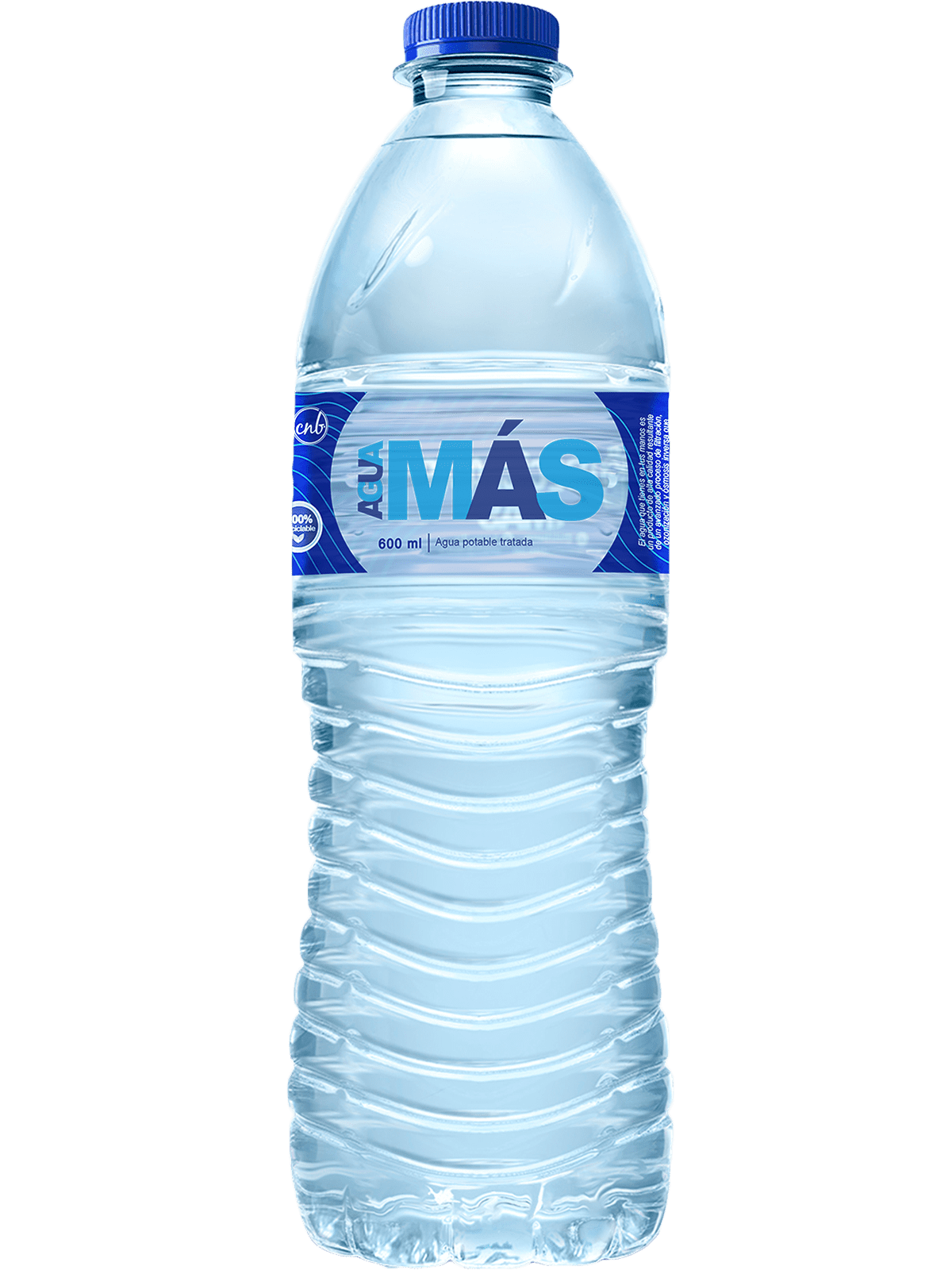 agua mas 600ml bottle